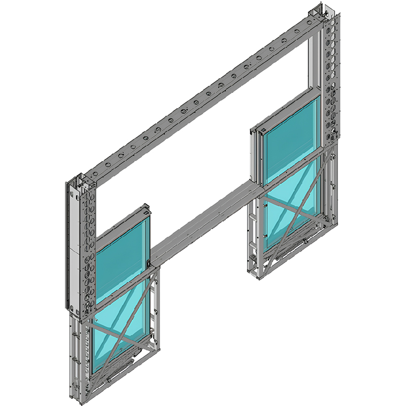 Four wings door folding system 2175